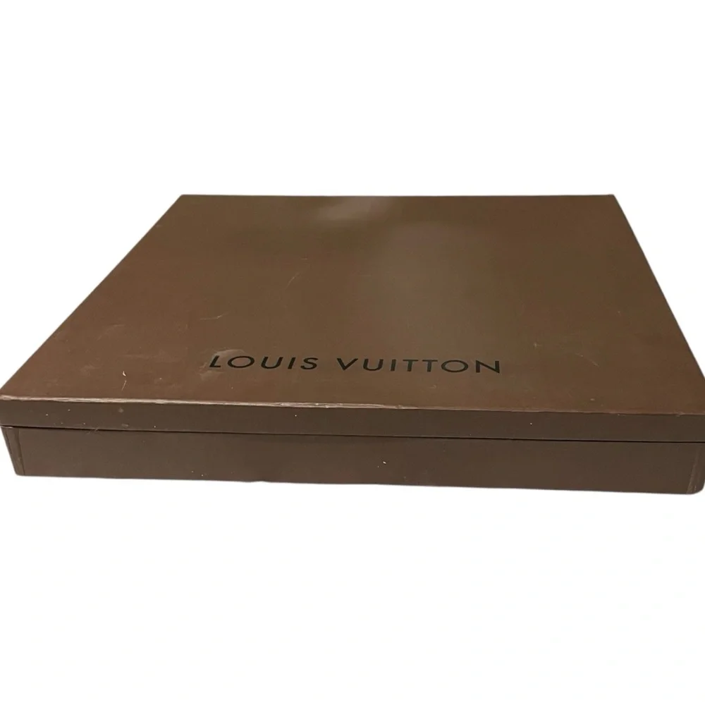 LOUIS VUITTON Large Thin Square Brown Box